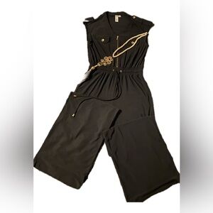 One piece, black, medium jumpsuit, CUTE!